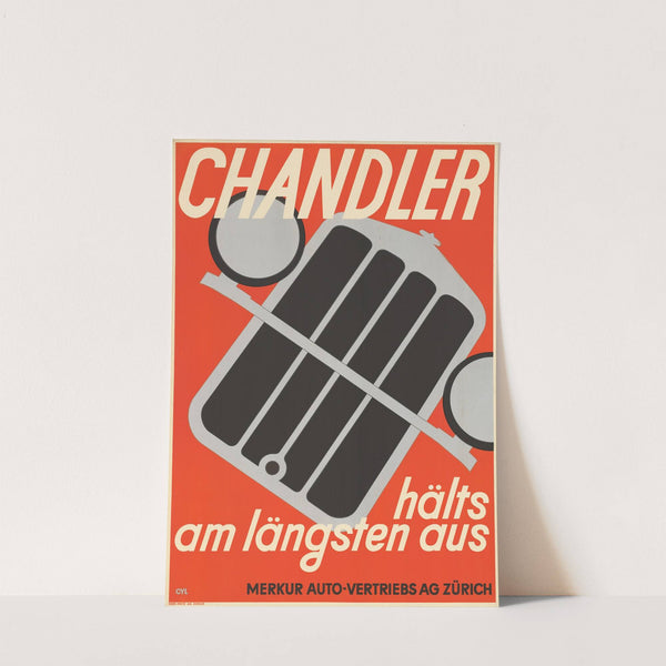 Chandler – hälts am längsten aus (1928) by Walter Cyliax