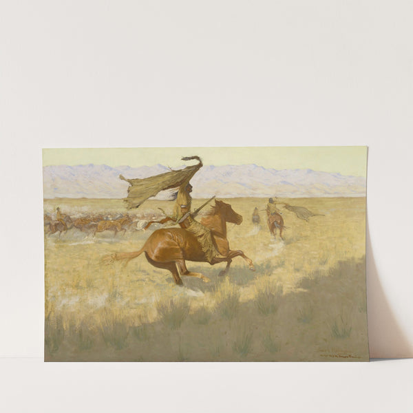 Change of Ownership (The Stampede; Horse Thieves) (1903) by Frederic Remington