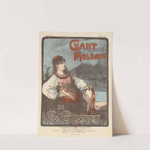 Chant moldave par Ch. Grisart (1889) by Théophile Alexandre Steinlen