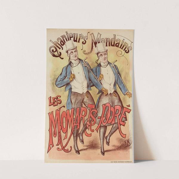 Chanteurs Mondains Les Momarts-Dore (1880-1890) by Imp. F. de Hou