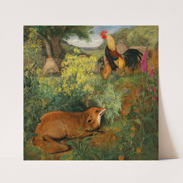 Chanticleer and the fox (1857) by William James Webbe