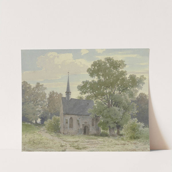 Chapel near Ockstadt by Carl Theodor Reiffenstein