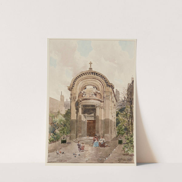 Chapelle de l’ancien collège des Lombards, 15 rue des Carmes, 5ème arrondissement (1915-1945) by Fédor Hoffbauer