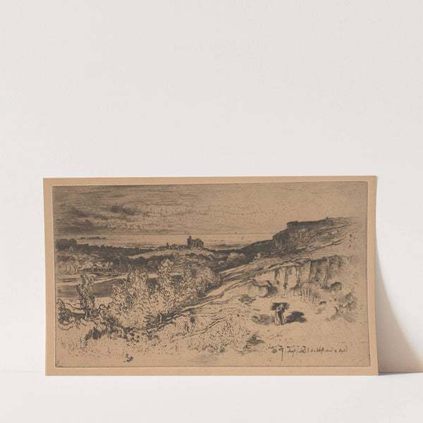 Chapelle de Saint Michel de Lestre. (1881) by Félix Hilaire Buhot