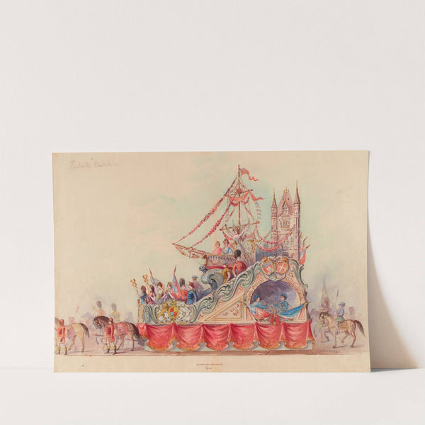 Char de l’entente Cordiale – Calais – Douvres (1909) by Jean Crotat