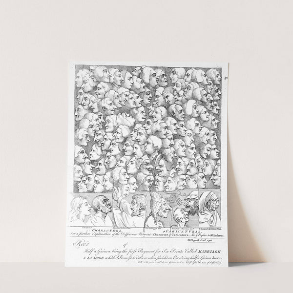 Characters and Caricaturas by William Hogarth