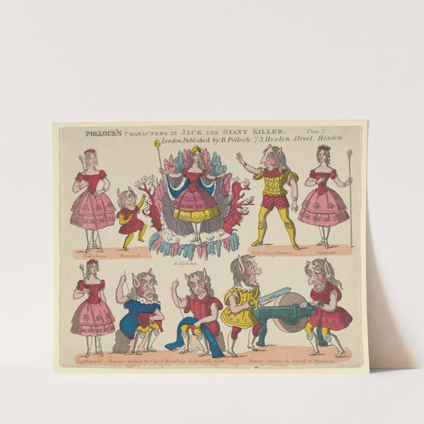 Characters and Scenes in Jack and the Giant Killer Pl.2 (1870–1890) by Benjamin Pollock