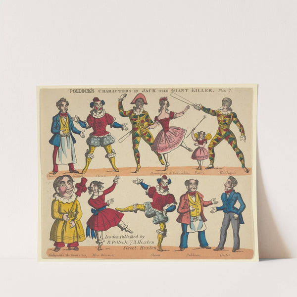 Characters and Scenes in Jack and the Giant Killer Pl.7 (1870–1890) by Benjamin Pollock