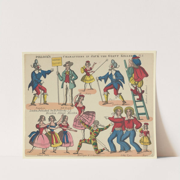 Characters and Scenes in Jack and the Giant Killer Pl.8 (1870–1890) by Benjamin Pollock