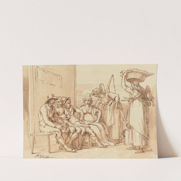 Characters in the Streets of London (1799) by Benjamin West