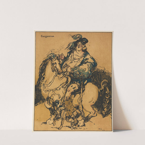 Characters of Romance; Gargantua by William Nicholson