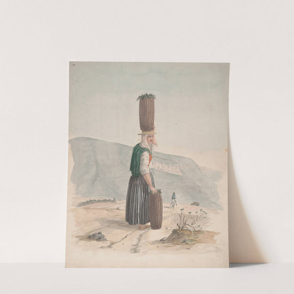 Charcoal Seller, Tenerife (1828) by Alfred Diston