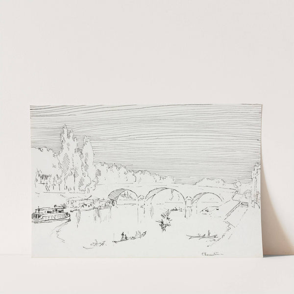 Charenton-le-Pont by Joseph Pennell