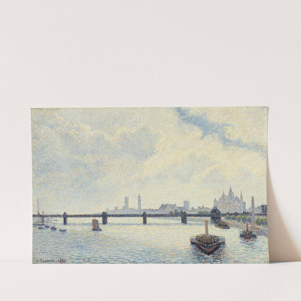 Charing Cross Bridge,London (1890) by Camille Pissarro