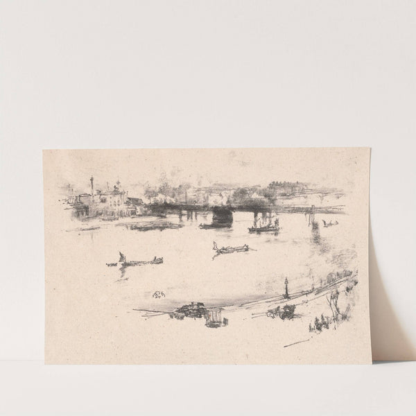 Charing Cross Railway Bridge (1896) by James Abbott McNeill Whistler