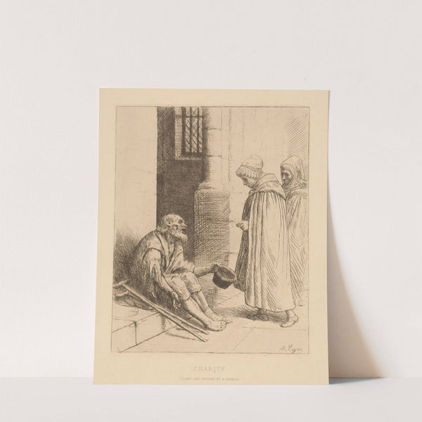 Charity by Alphonse Legros