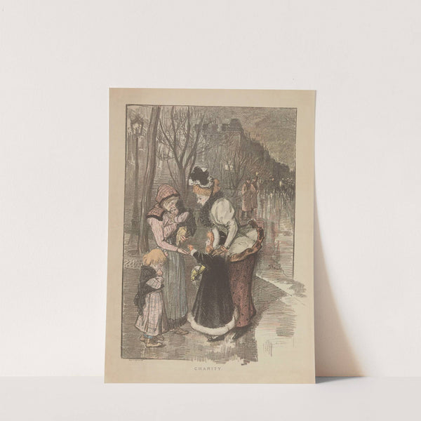 Charity (1895) by Théophile Alexandre Steinlen