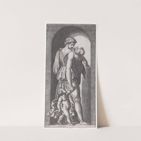 Charity by Marcantonio Raimondi
