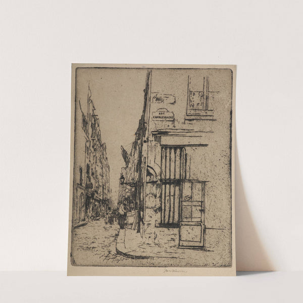 Charlemagne Street in Paris (1904) by Józef Pankiewicz