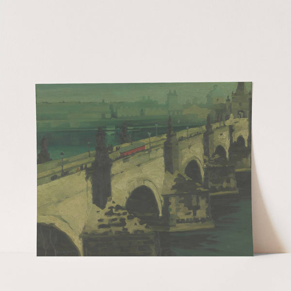 Charles Bridge in Prague by René Leclercq