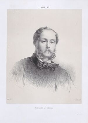 Charles Chaplin, from ‘L’Artiste’ (1859)