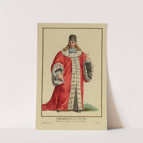 Charles de Beau, procureur des Nations de la faculté de Paris by Pierre Duflos