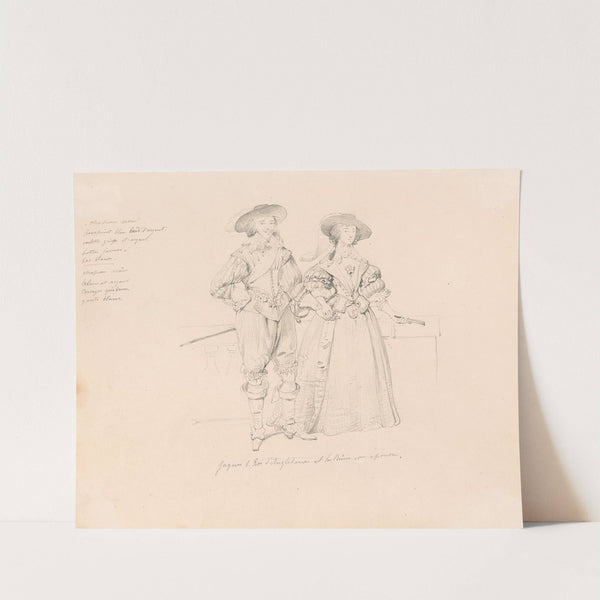 Charles I England, and His Wife Henrietta Maria by Nicaise De Keyser