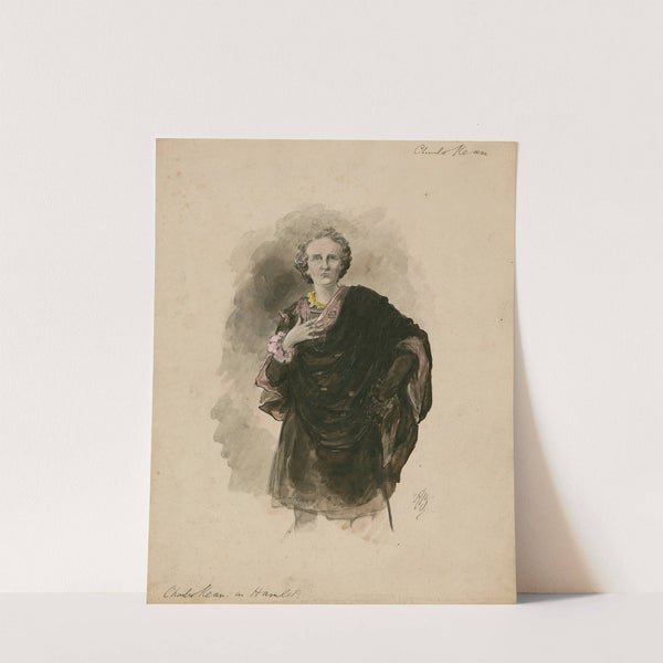 Charles Kean as Hamlet by Alfred Bryan