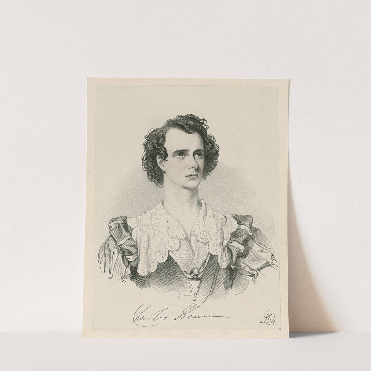 Charles Kean as Hamlet ‘Except my life …’ act 2, sc. 2 (1839) by Richard James Lane