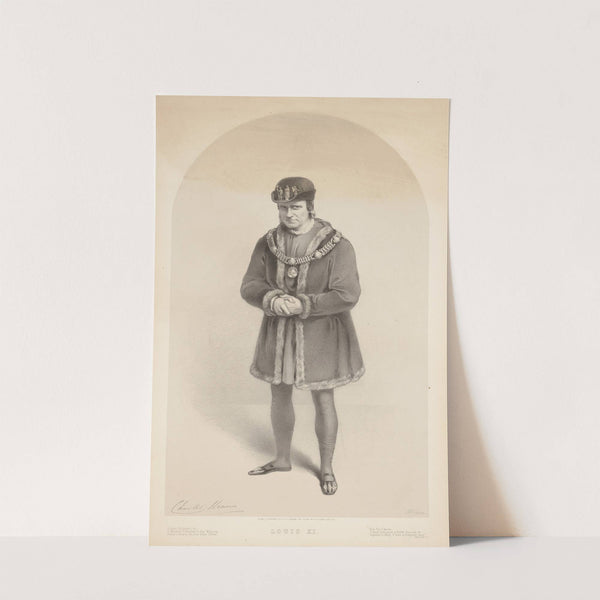 Charles Kean as Louis XI by Richard James Lane