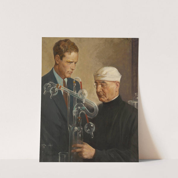 Charles Lindbergh and Alexis Carrel by Samuel Johnson Woolf
