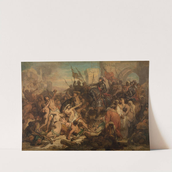 Charles V Frees the Slaves in Tunis by Nicaise De Keyser