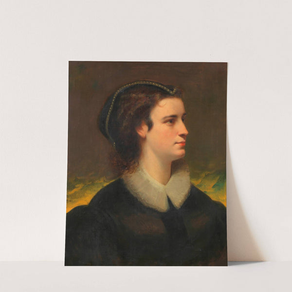 Charlotte Wolter als ‘Maria Stuart’ (1863) by Josef Matthias Aigner