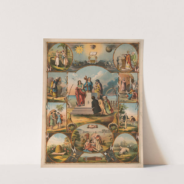 Chart (1872) by Krebs Lith. Co