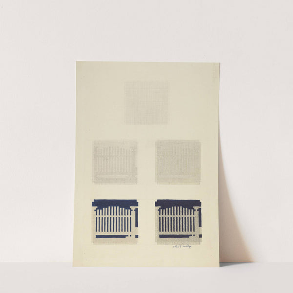 Chart of Coverlet Thread Construction by Arthur G. Merkley