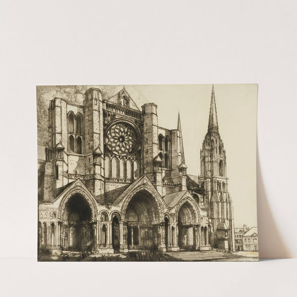 Chartres, North Portal by Donald Shaw MacLaughlan