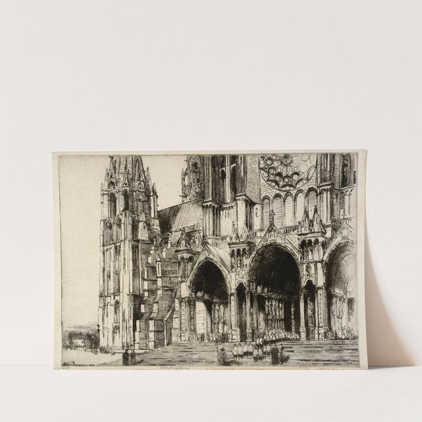 Chartres, South Portal by Donald Shaw MacLaughlan