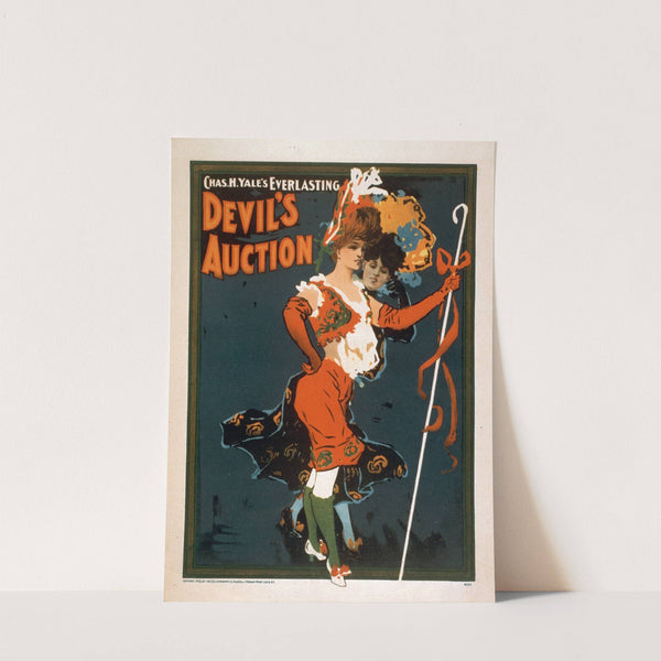 Chas. H. Yale’s everlasting Devil’s auction (1902) by U.S. Lithograph Co.