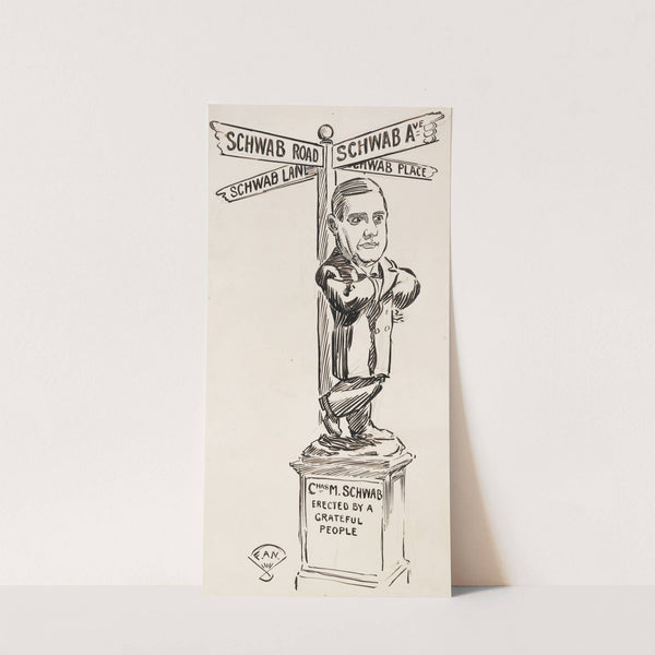 Chas M. Schwab Erected by a Grateful People by Frank Arthur Nankivell