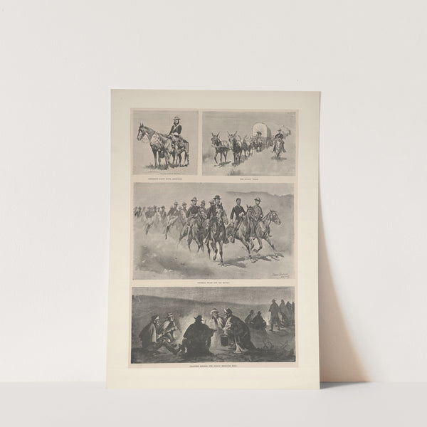 Chasing a major-general (1890) by Frederic Remington