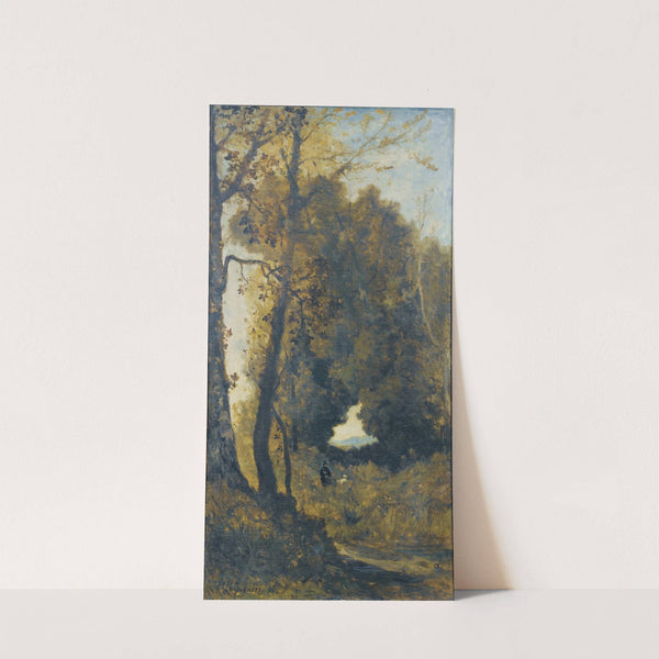 Chasseur et son chien (1866) by Henri-Joseph Harpignies