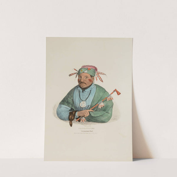 CHAT-O-MIS-SEE; Pottowattomie Chief (1835) by James Otto Lewis