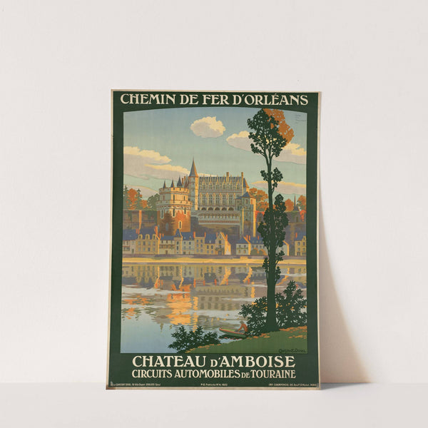 Chateau d’Amboise. Circuites Automobiles de Touraine (1922) by Constant Duval