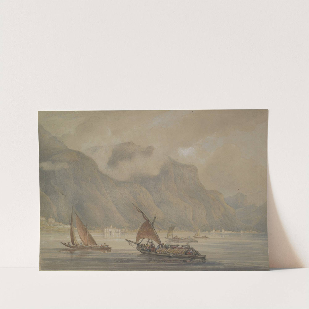 Château de Chillon, Lake of Geneva by William Alfred Delamotte
