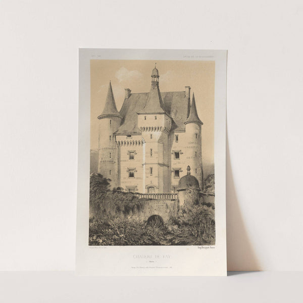 Château De Fay (Maine) (1860) by Victor Petit