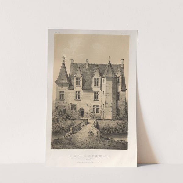 Château De La Poissonnière (Sarthe) (1860) by Victor Petit