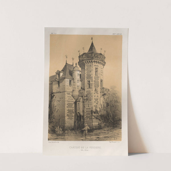 Chateau De La Verdiere (Ille en Vilaine) (1860) by Victor Petit