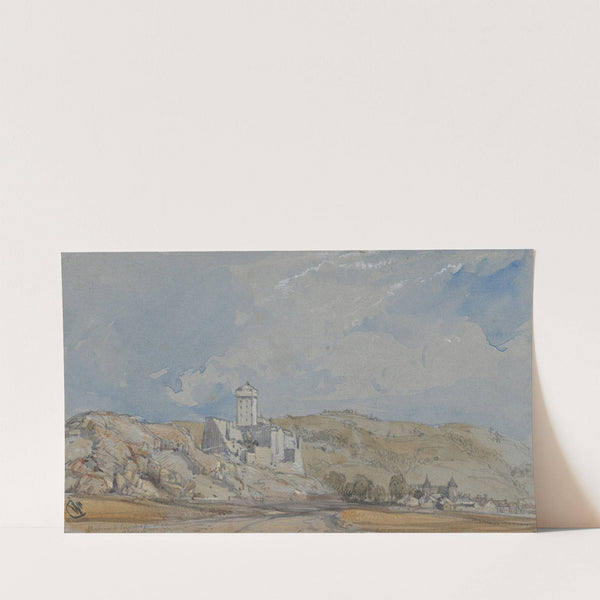 Château de Lourdes (1836) by William Callow