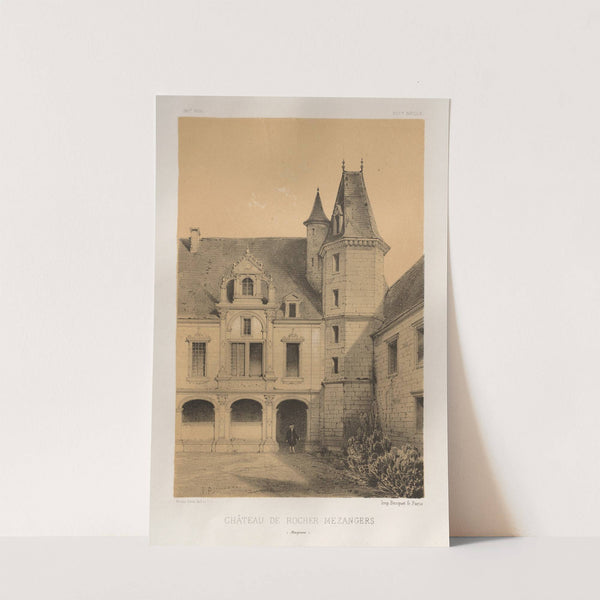 Château De Rocher Mezangers (Mayenne) (1860) by Victor Petit
