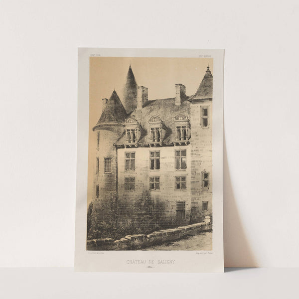 Château de Saligny (Alliers) (1860) by Victor Petit